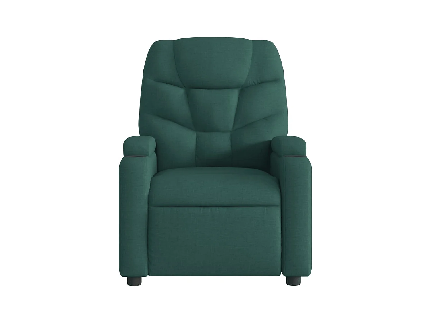 Fauteuil inclinable électrique Vert foncé Tissu