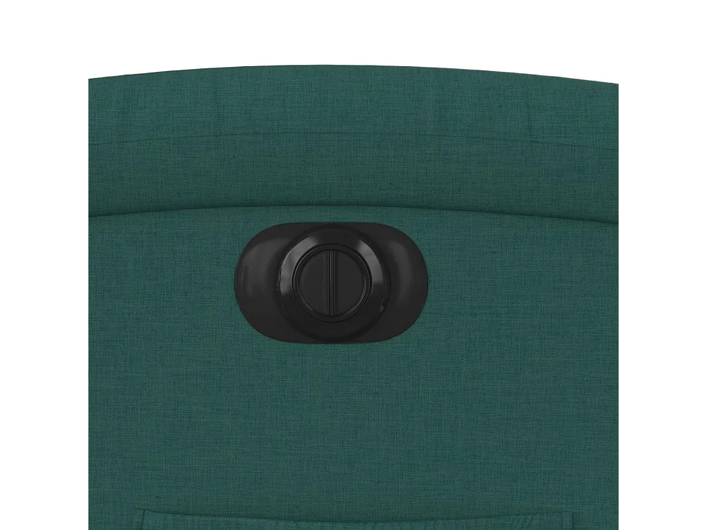 Poltrona elétrica reclinável tecido verde-escuro