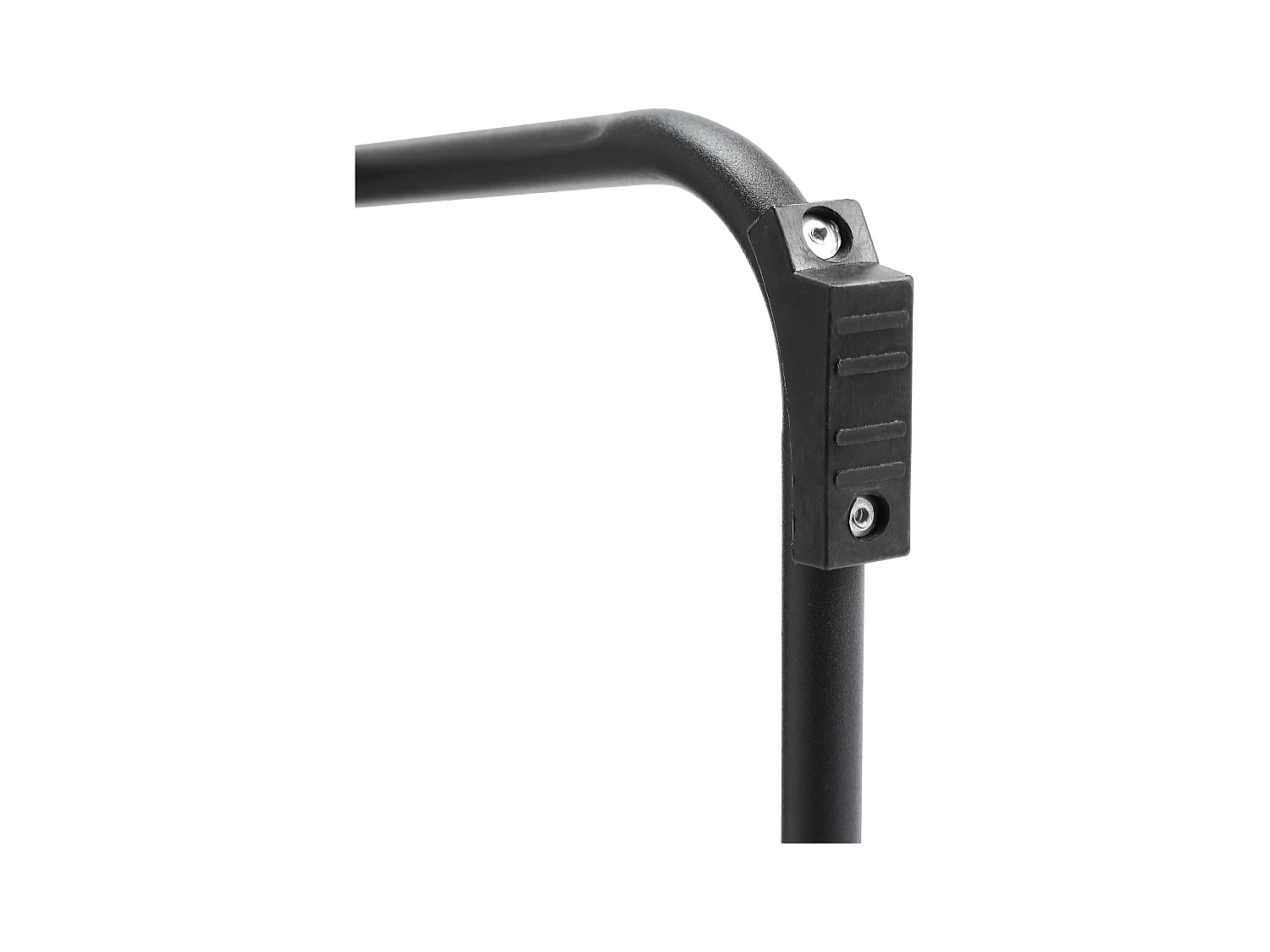 Taburete alto - 2 negras, acolchado diamante 'piel de gato'