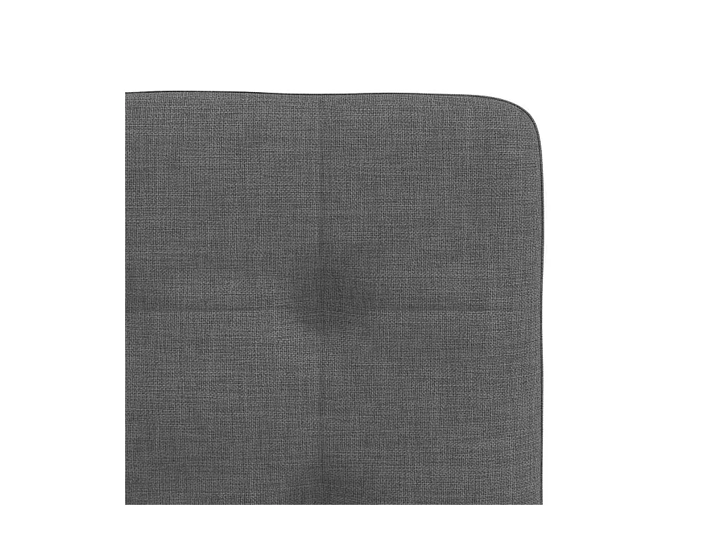 Eetkamerstoelen 2 st stof donkergrijs