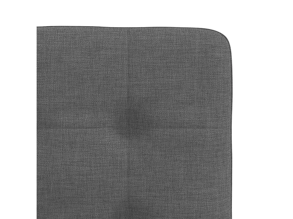 Chaises à manger lot de 2 gris foncé tissu