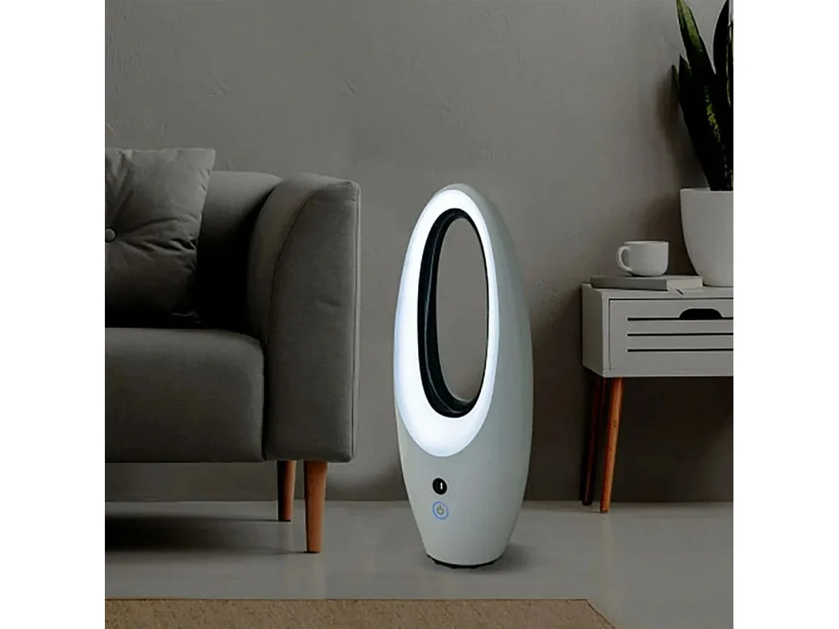 Ventilador de torre Emerio TFN122500 65W 3 velocidades + luz LED blanco 80 cm