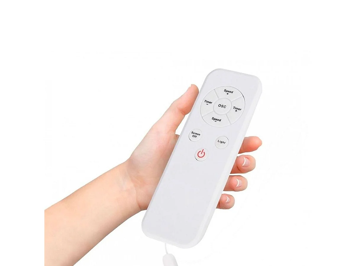 Ventilador de torre Emerio TFN122500 65W 3 velocidades + luz LED blanco 80 cm