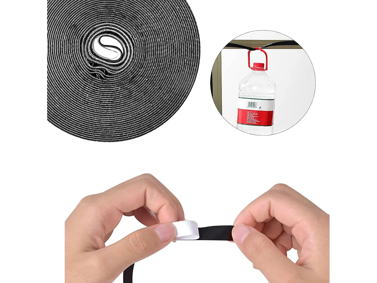 Mosquitera adhesiva para ventana negro 130x180 cm