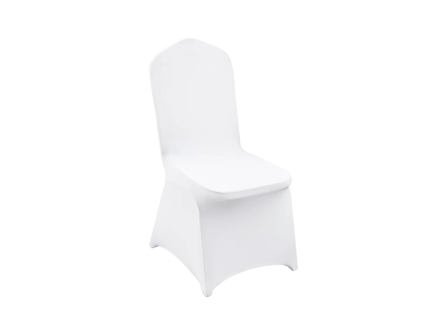 Housses de Chaise Couverture SucceBuy 50 Pièces, Couverture Housses de Chaise Mariage, Blanc, pour Banquet