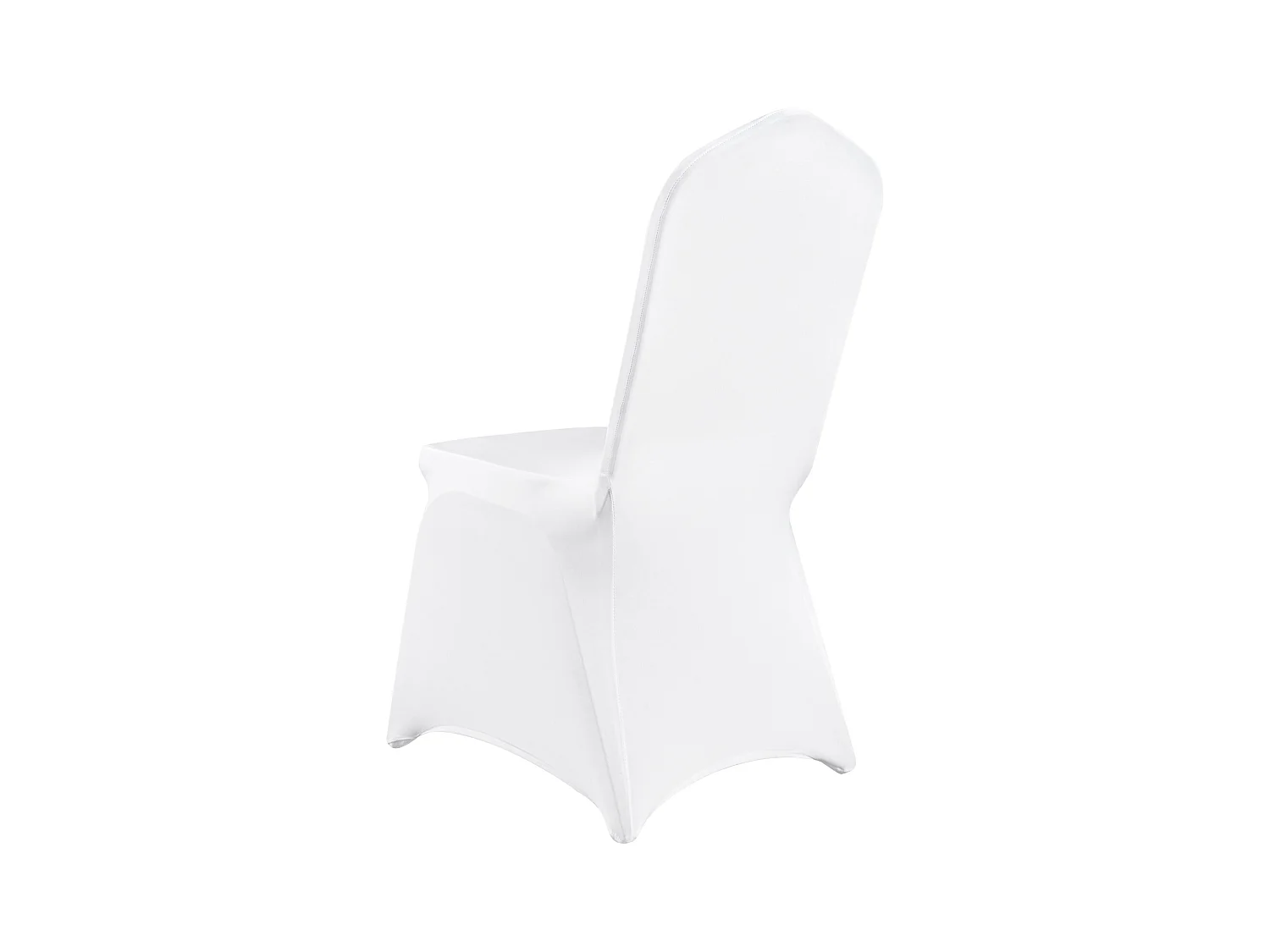 Housses de Chaise Couverture SucceBuy 50 Pièces, Couverture Housses de Chaise Mariage, Blanc, pour Banquet