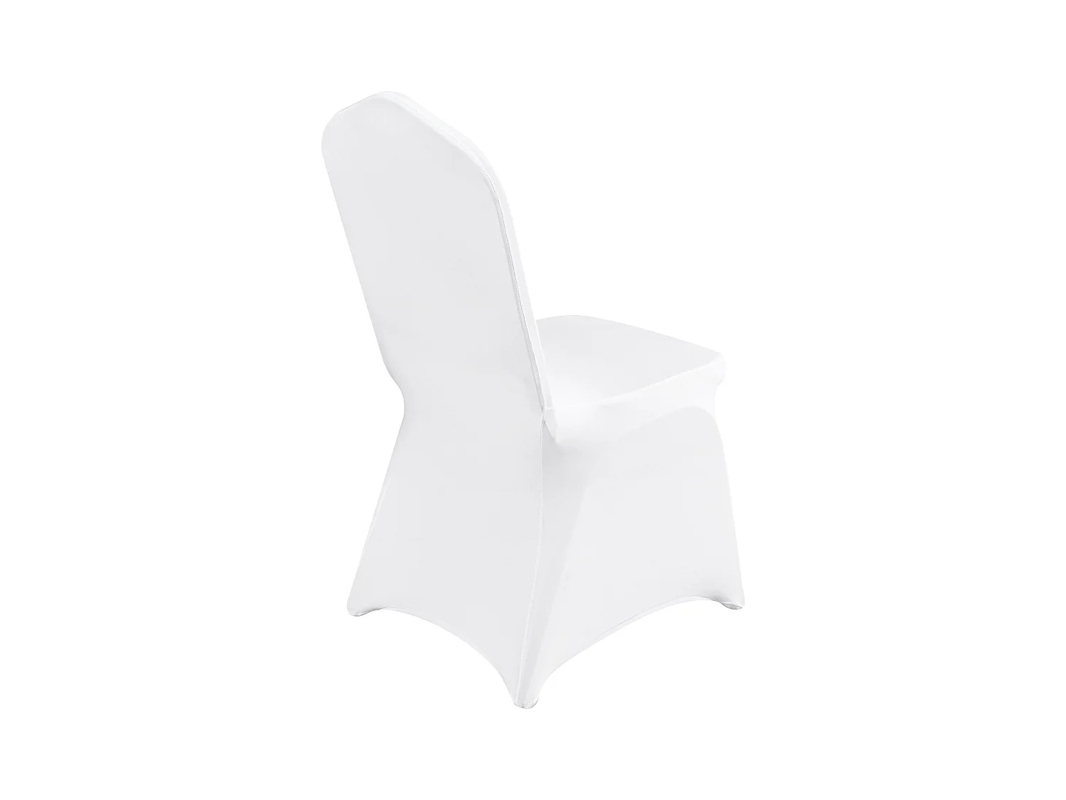 Housses de Chaise Couverture SucceBuy 50 Pièces, Couverture Housses de Chaise Mariage, Blanc, pour Banquet