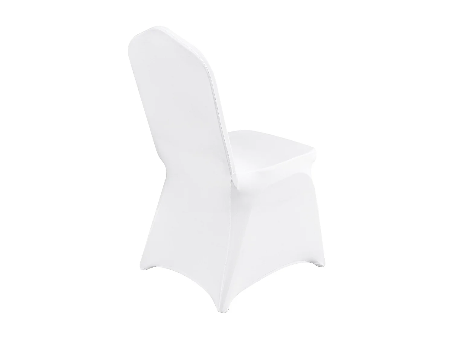 Housses de Chaise Couverture SucceBuy 50 Pièces, Couverture Housses de Chaise Mariage, Blanc, pour Banquet