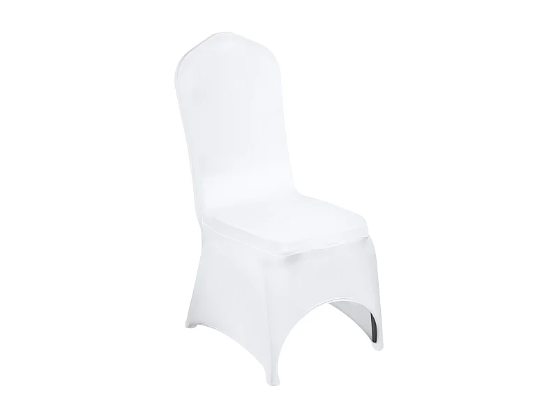 Housses de Chaise Couverture SucceBuy 50PCS, Blanc, Élastique pour Mariage et Fête et Réunion d'Affaires et Banquet