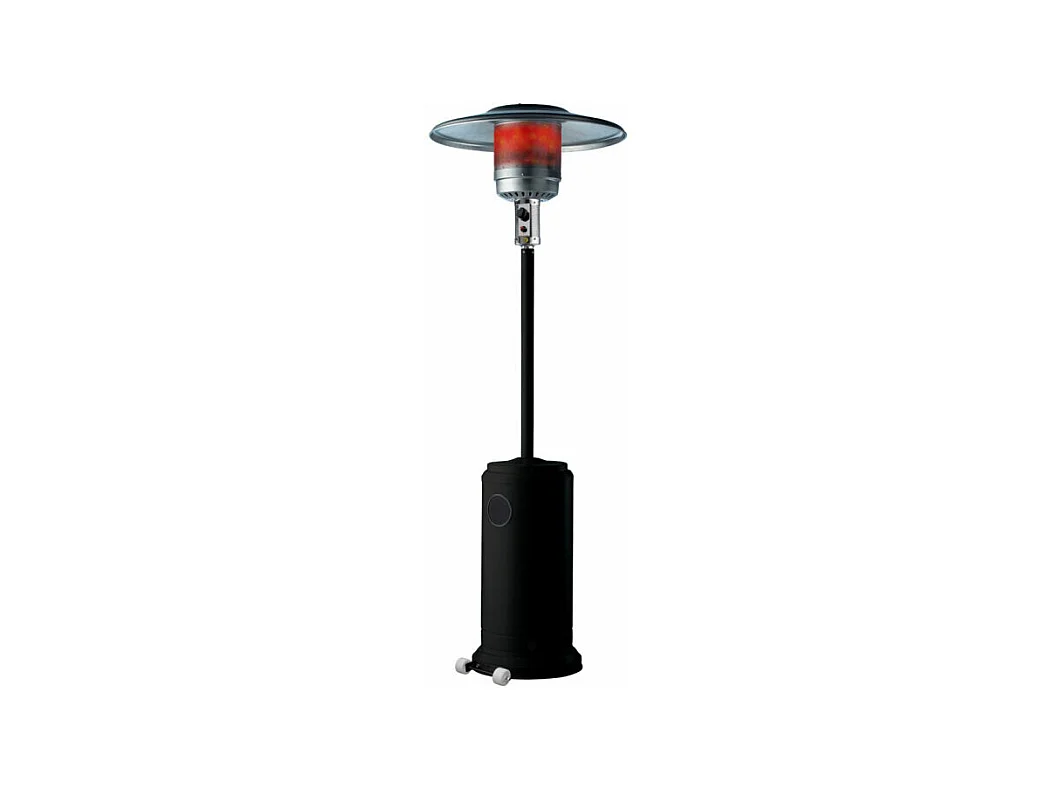 Chauffe terrasse au gaz 5000 w Noir AURA