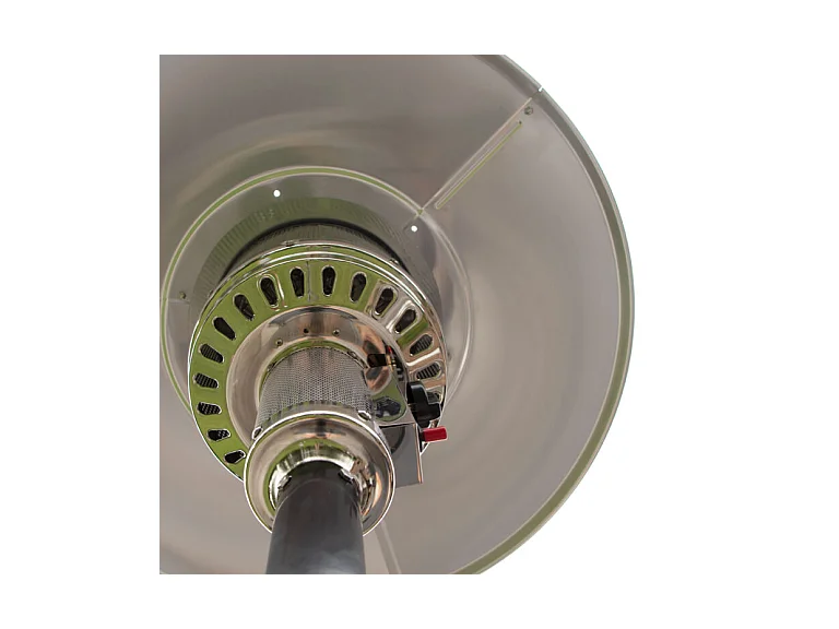 Chauffe terrasse au gaz 5000 w Noir AURA