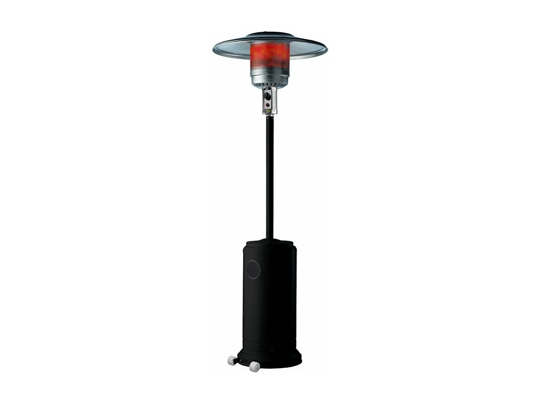 Chauffe terrasse au gaz 5000 w Noir AURA