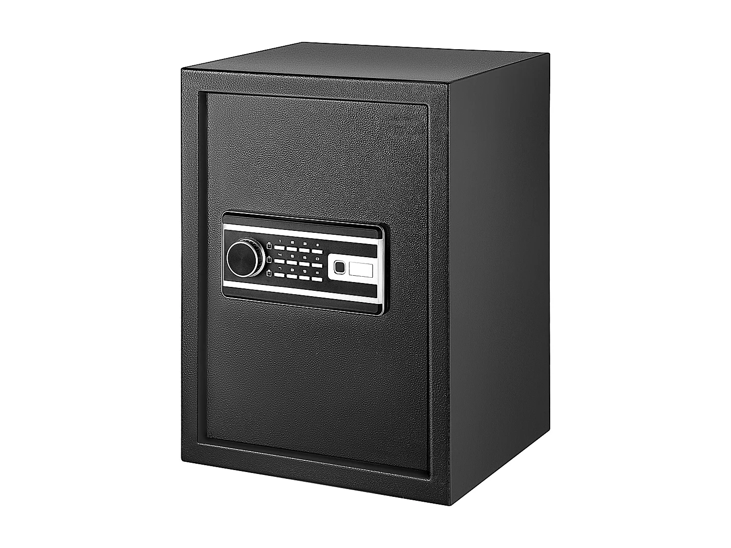 Cassaforte SucceBuy, Cassaforte Biometrica con Impronte Digitali, in Acciaio, Fissaggio a Parete, per Denaro, Gioielli, Passaporto, Documenti, 60 L, Nero