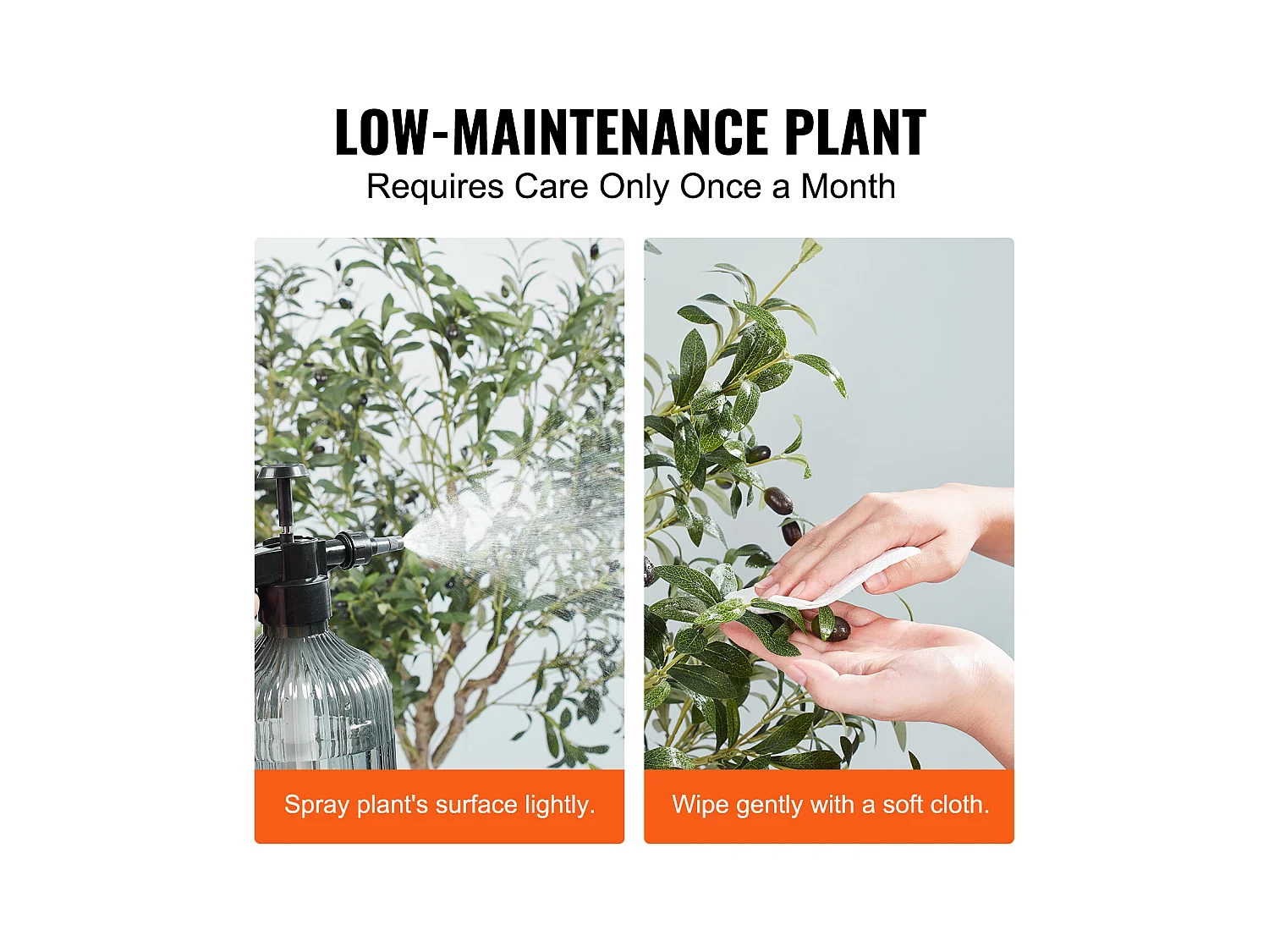 Arbre Artificiel SucceBuy 155 cm, Plante Artificielle PE, pour Maison Bureau Centres Commerciaux Intérieur Extérieur