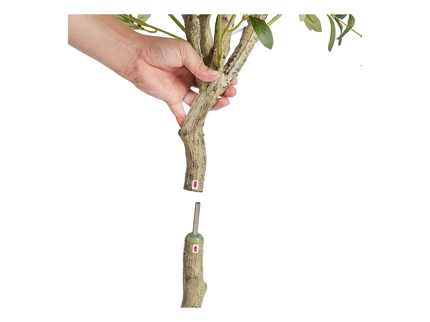 Arbre Artificiel SucceBuy 155 cm, Plante Artificielle PE, pour Maison Bureau Centres Commerciaux Intérieur Extérieur