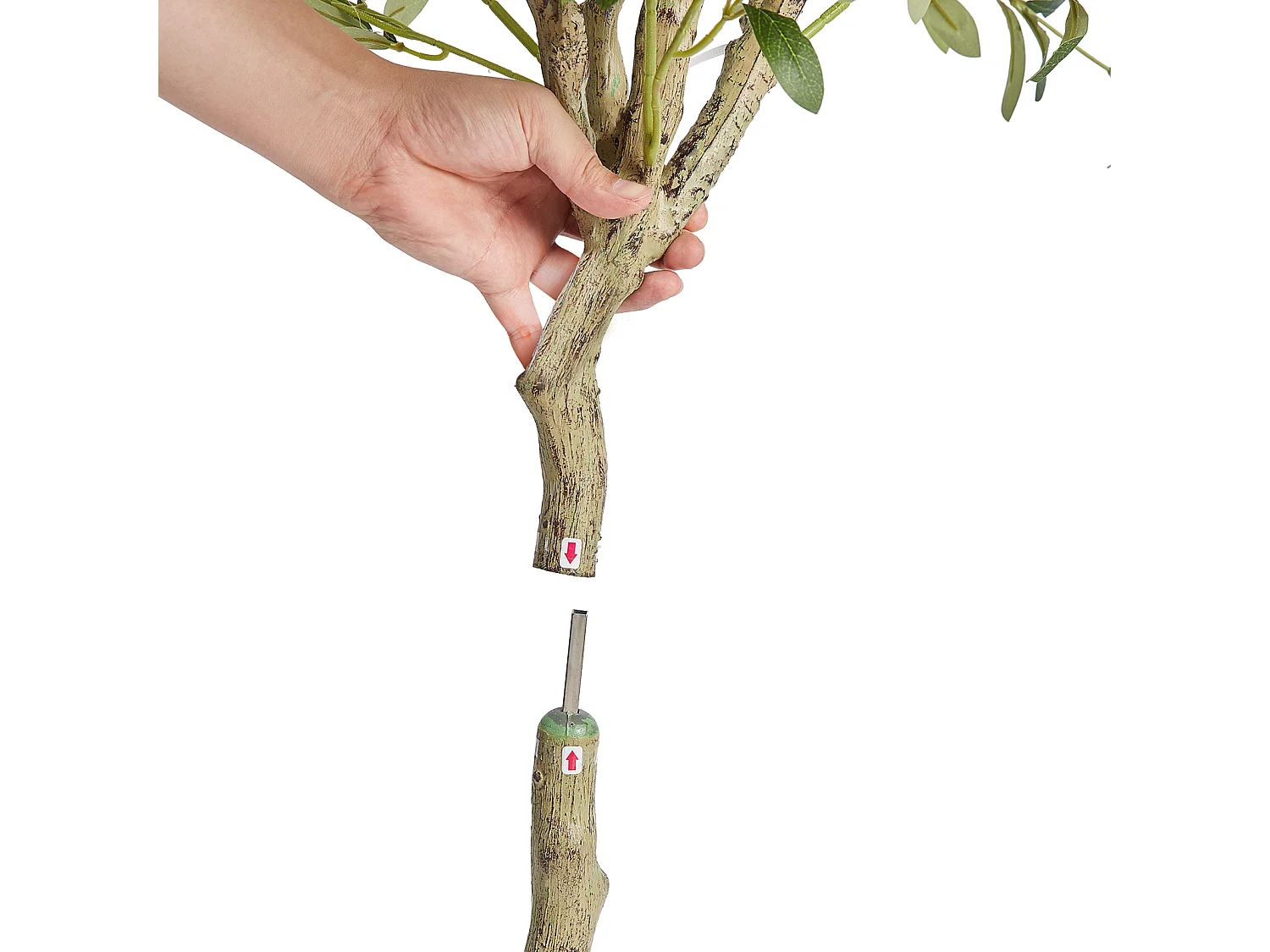 Arbre Artificiel SucceBuy 155 cm, Plante Artificielle PE, pour Maison Bureau Centres Commerciaux Intérieur Extérieur