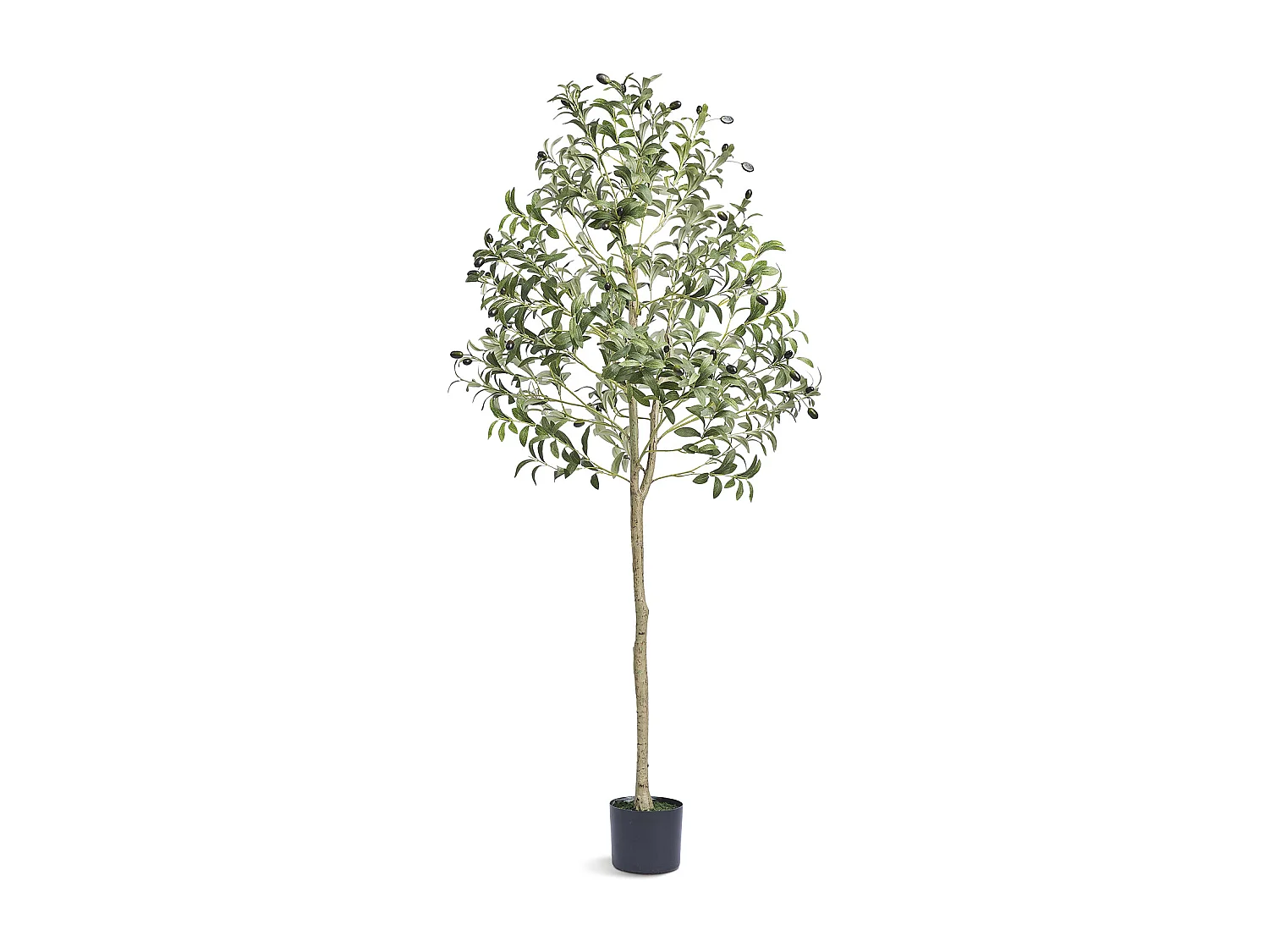 Arbre Artificiel SucceBuy 155 cm, Plante Artificielle PE, pour Maison Bureau Centres Commerciaux Intérieur Extérieur
