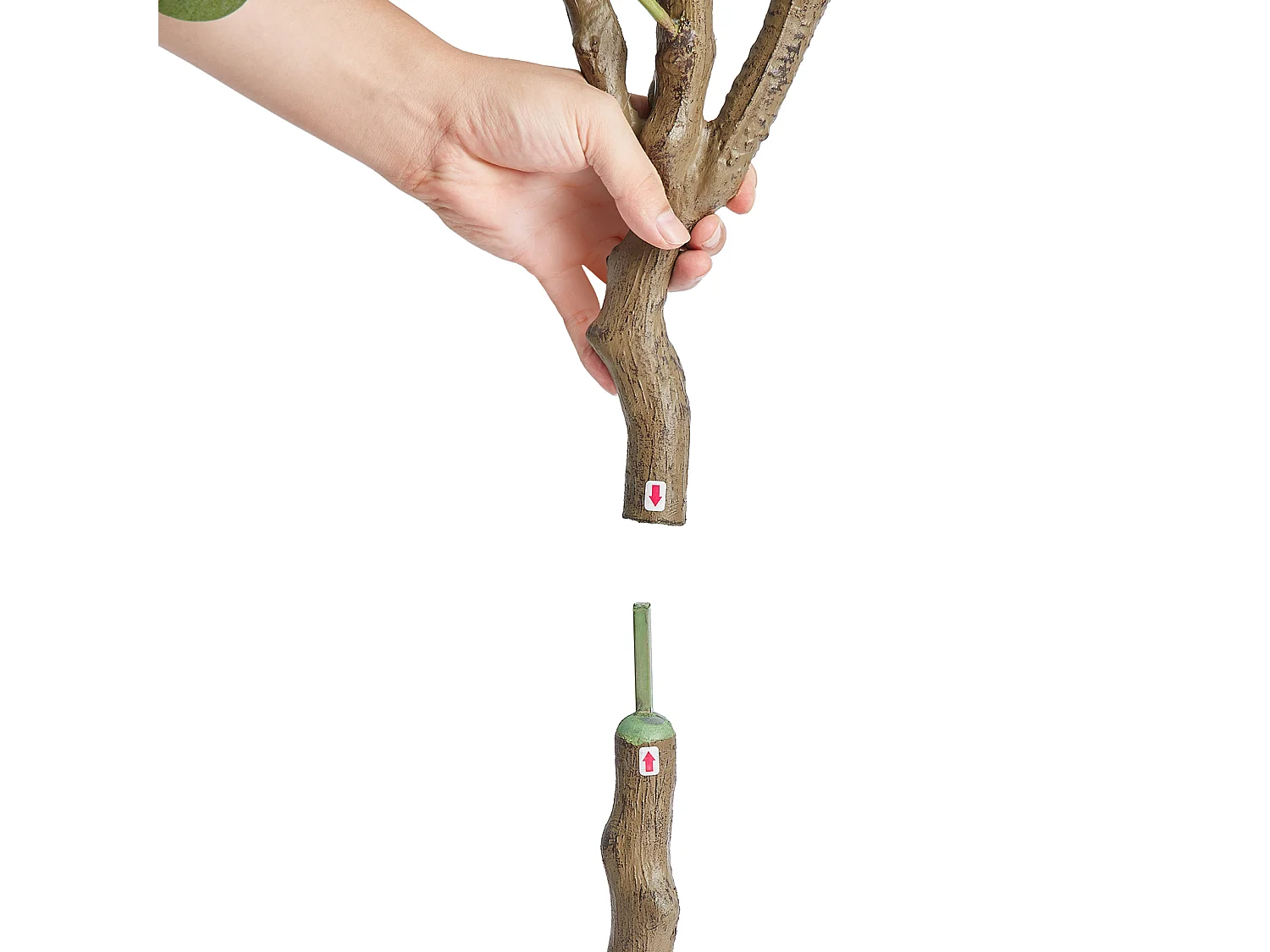 Arbre Artificiel SucceBuy 181 cm, Plante Artificielle PE, pour Maison Bureau Centres Commerciaux Intérieur Extérieur