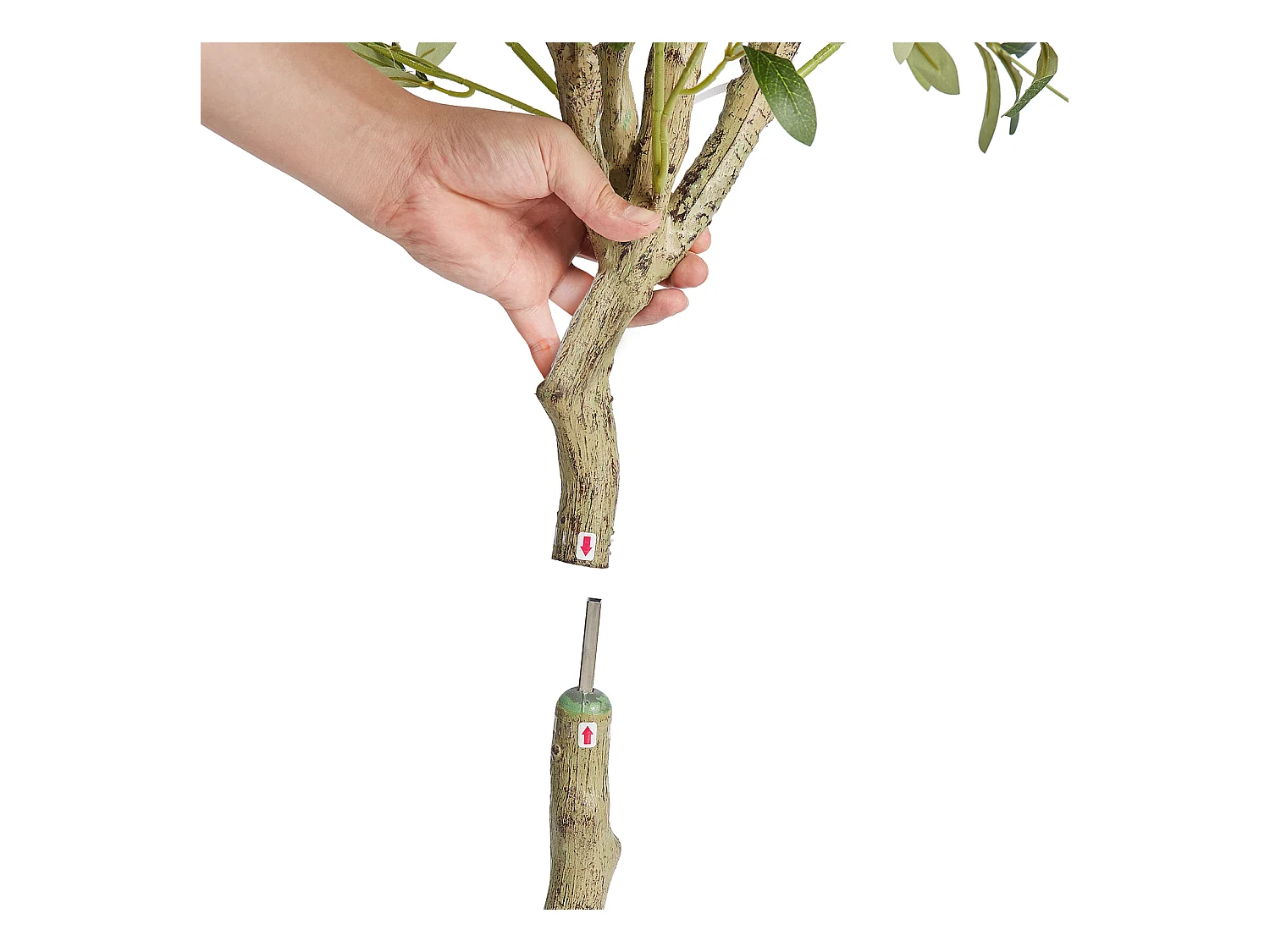 Arbre Artificiel SucceBuy 179 cm, Plante Artificielle PE, pour Maison Bureau Centres Commerciaux Intérieur Extérieur