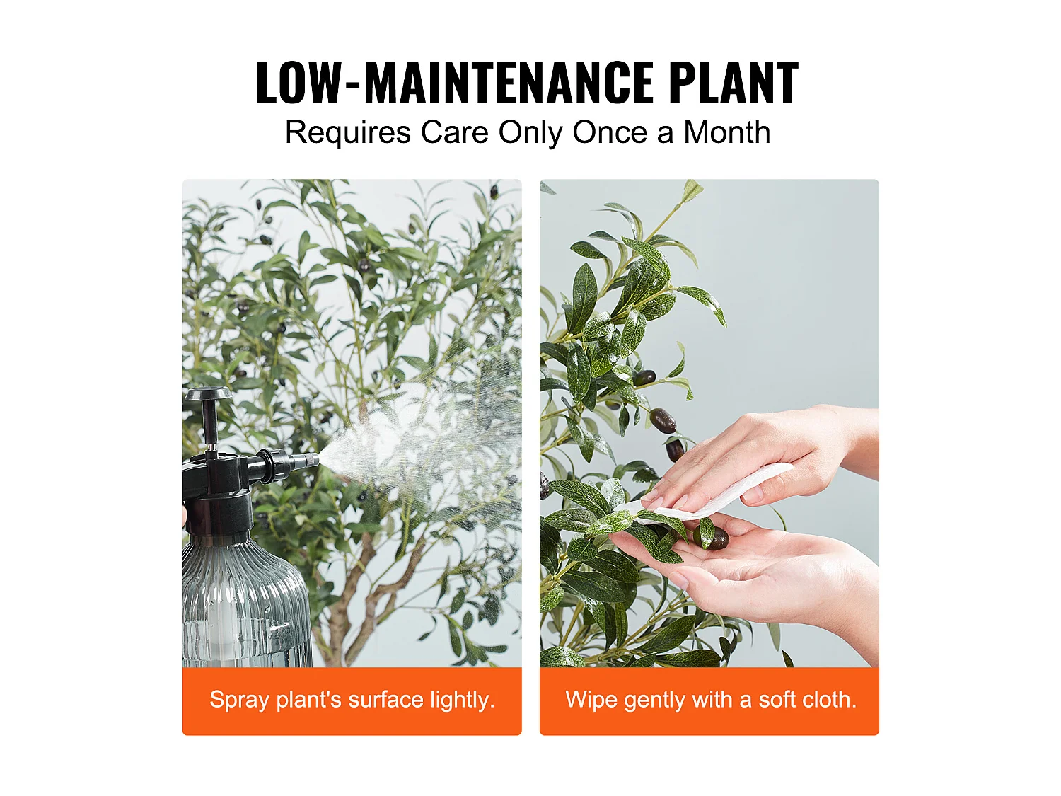 Arbre Artificiel SucceBuy 179 cm, Plante Artificielle PE, pour Maison Bureau Centres Commerciaux Intérieur Extérieur