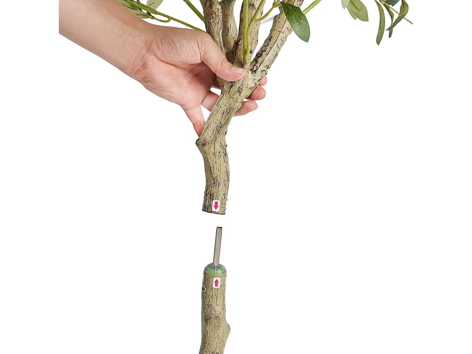 Arbre Artificiel SucceBuy 179 cm, Plante Artificielle PE, pour Maison Bureau Centres Commerciaux Intérieur Extérieur