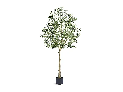 Arbre Artificiel SucceBuy 179 cm, Plante Artificielle PE, pour Maison Bureau Centres Commerciaux Intérieur Extérieur