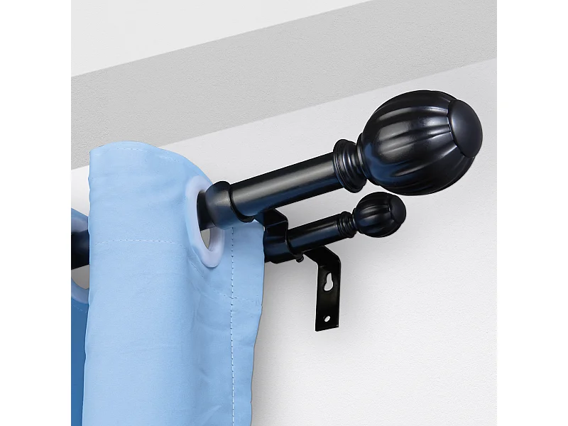 Tringles à Rideaux Doubles SucceBuy, Longueur Réglable de 91.4-182.9 cm, des Salons, des Chambres, des Salles de Bains