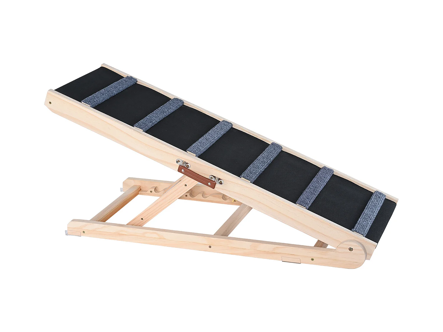 Rampe pour Chien SucceBuy, Rampe Pliante pour Animaux de Compagnie, 104,9 CM de Long, Hauteur Réglable de 35,9 à 65,5 CM