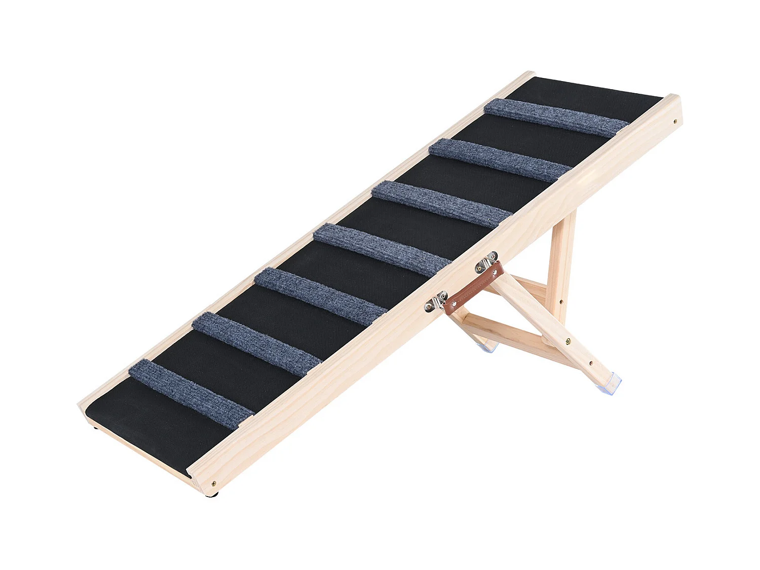 Rampe pour Chien SucceBuy, Rampe Pliante pour Animaux de Compagnie, 100 CM de Long, Hauteur Réglable de 38 à 55 CM