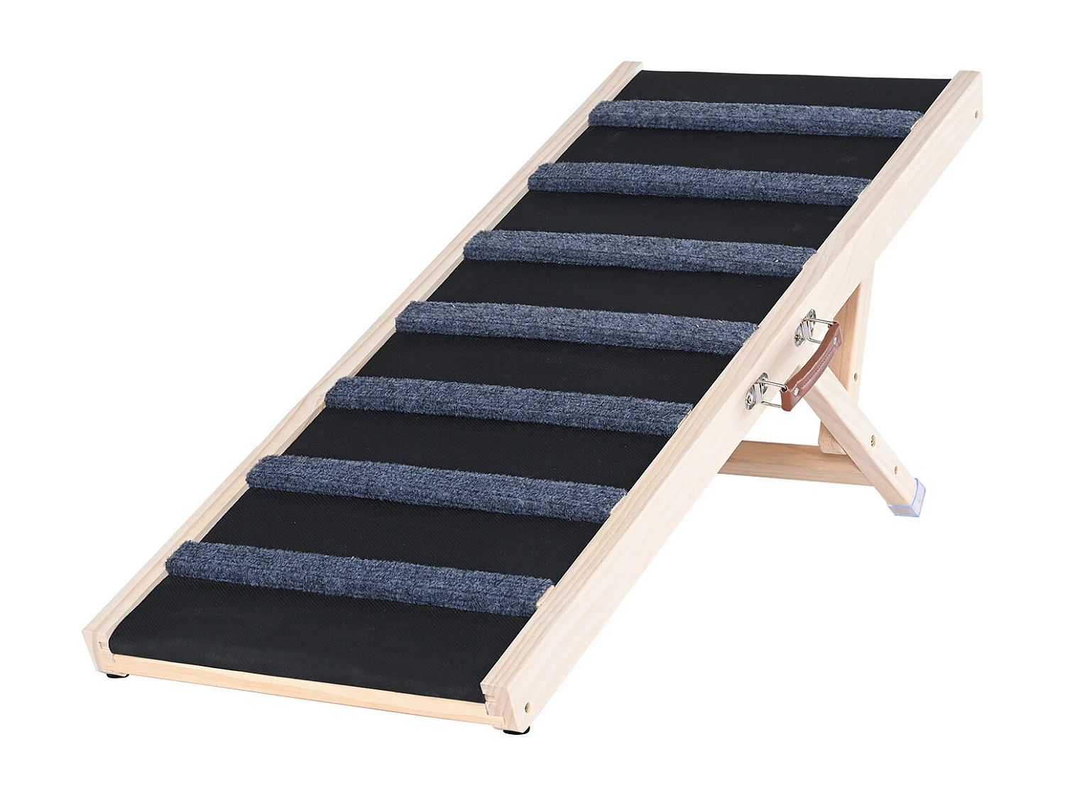 Rampe pour Chien SucceBuy, Rampe Pliante pour Animaux de Compagnie, 100 CM de Long, Hauteur Réglable de 38 à 55 CM