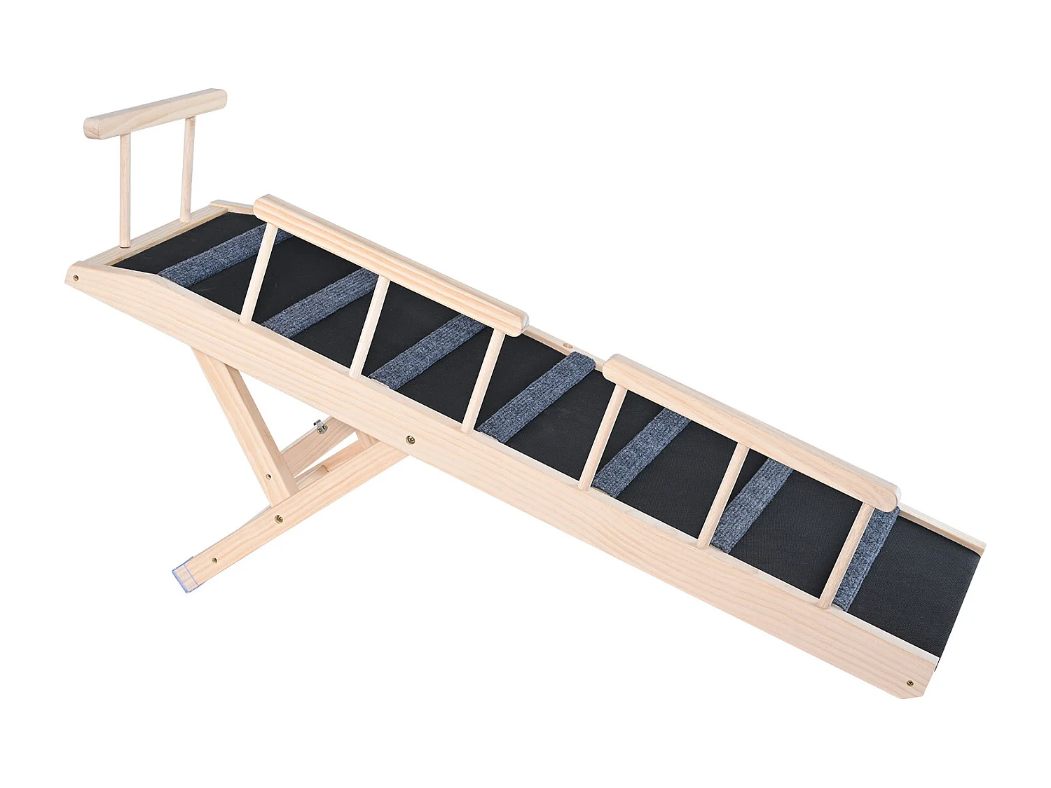 Rampe pour Chien SucceBuy, Rampe Pliante pour Animaux de Compagnie, 120,1 CM de Long, Hauteur Réglable de 35,1 à 70,1 CM