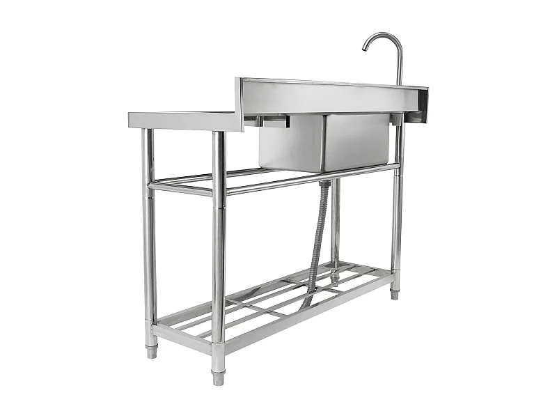 Nutzablage aus Edelstahl SucceBuy, 100x50x95 cm, für Garage, Restaurant, Wäscherei, Küche