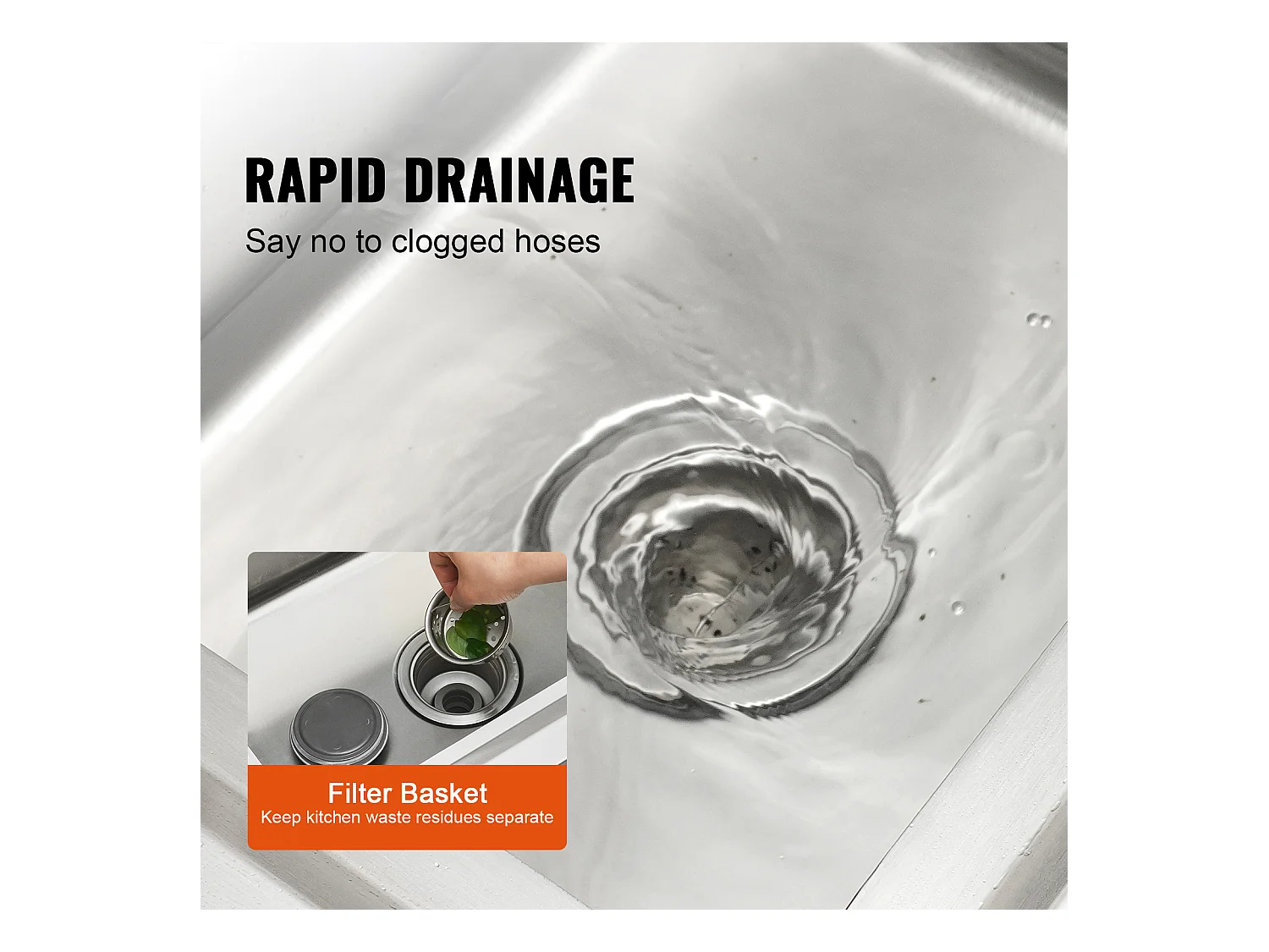 Nutzablage aus Edelstahl SucceBuy, 100x50x95 cm, für Garage, Restaurant, Wäscherei, Küche