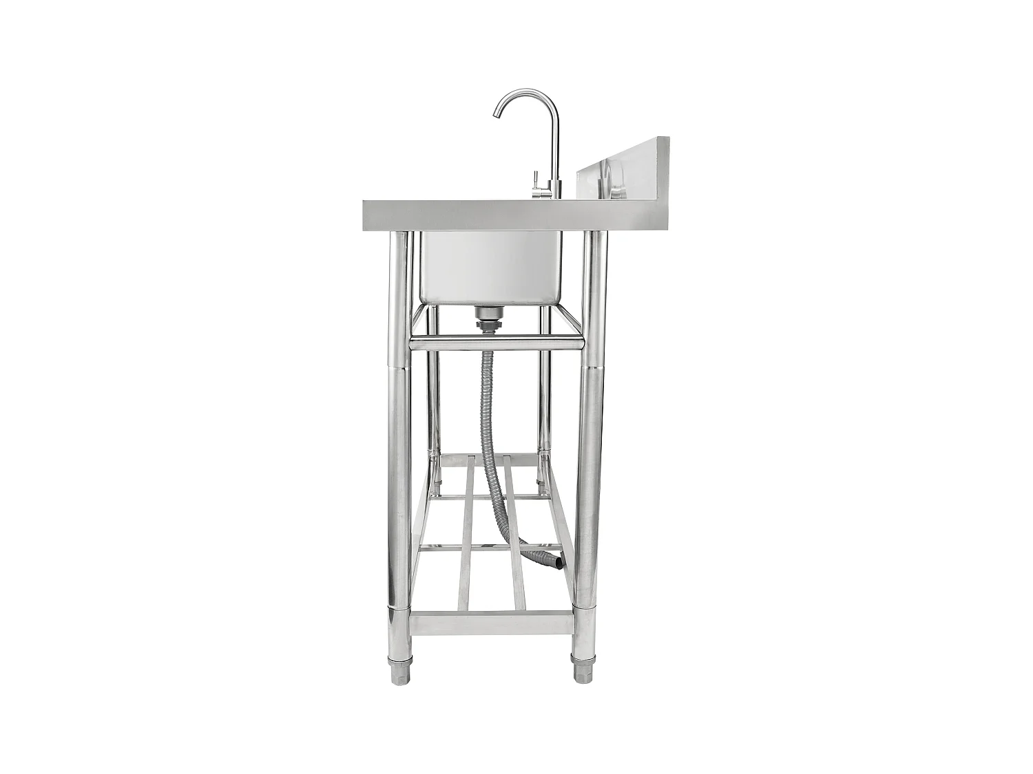 Nutzablage aus Edelstahl SucceBuy, 100x50x95 cm, für Garage, Restaurant, Wäscherei, Küche