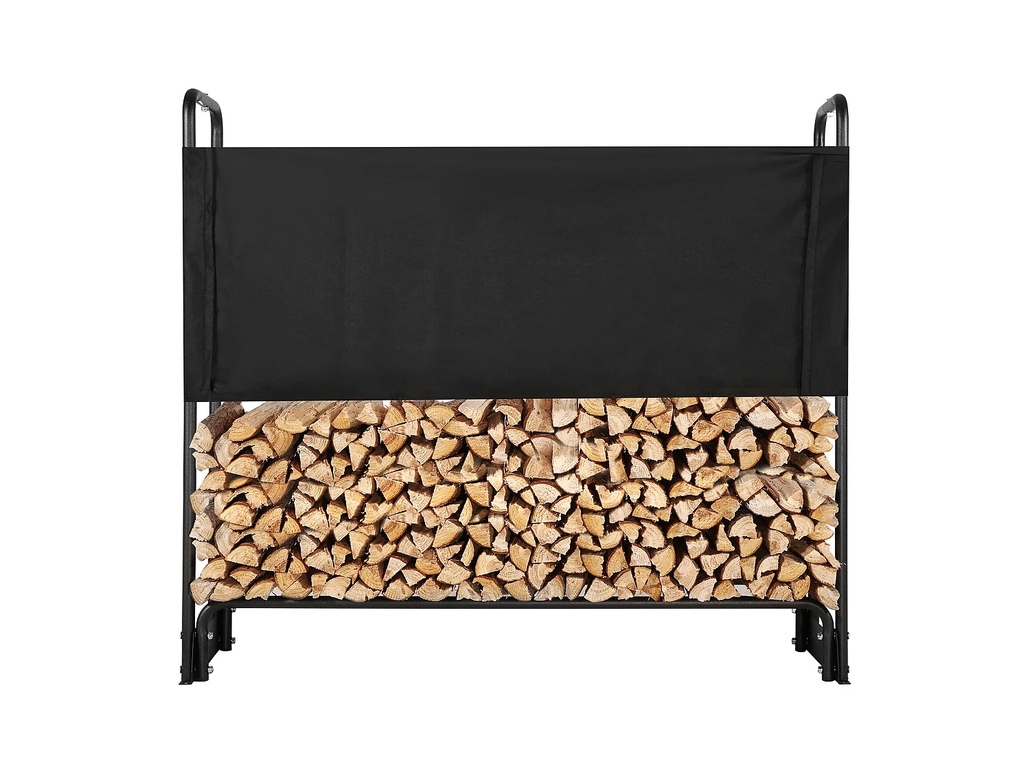 Portalegna da Esterno SucceBuy da 4,3 Piedi con Copertura, Portalegna, 52" x 14,2" x 46,1".