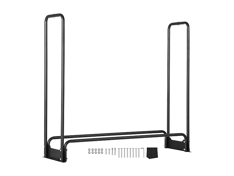 Portalegna da Esterno SucceBuy da 4,3 Piedi con Copertura, Portalegna, 52" x 14,2" x 46,1".