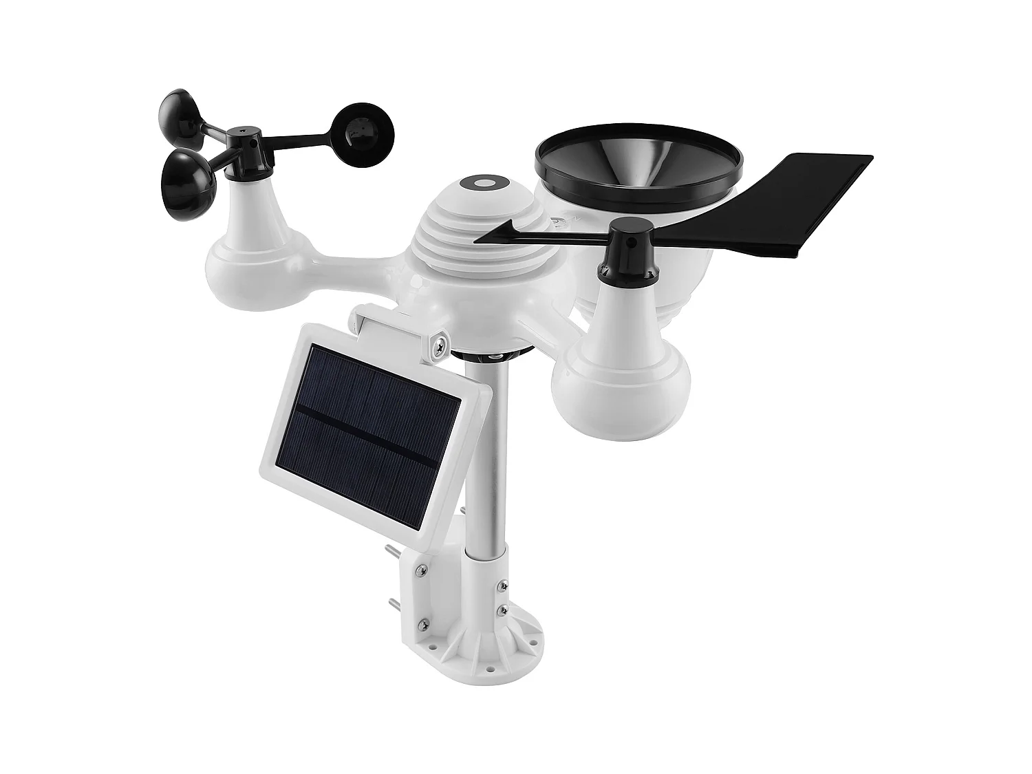 Station Météo Wi-Fi 7 en 1 SucceBuy avec Écran Couleur de 19.05 cm et Capteur Extérieur Sans Fil