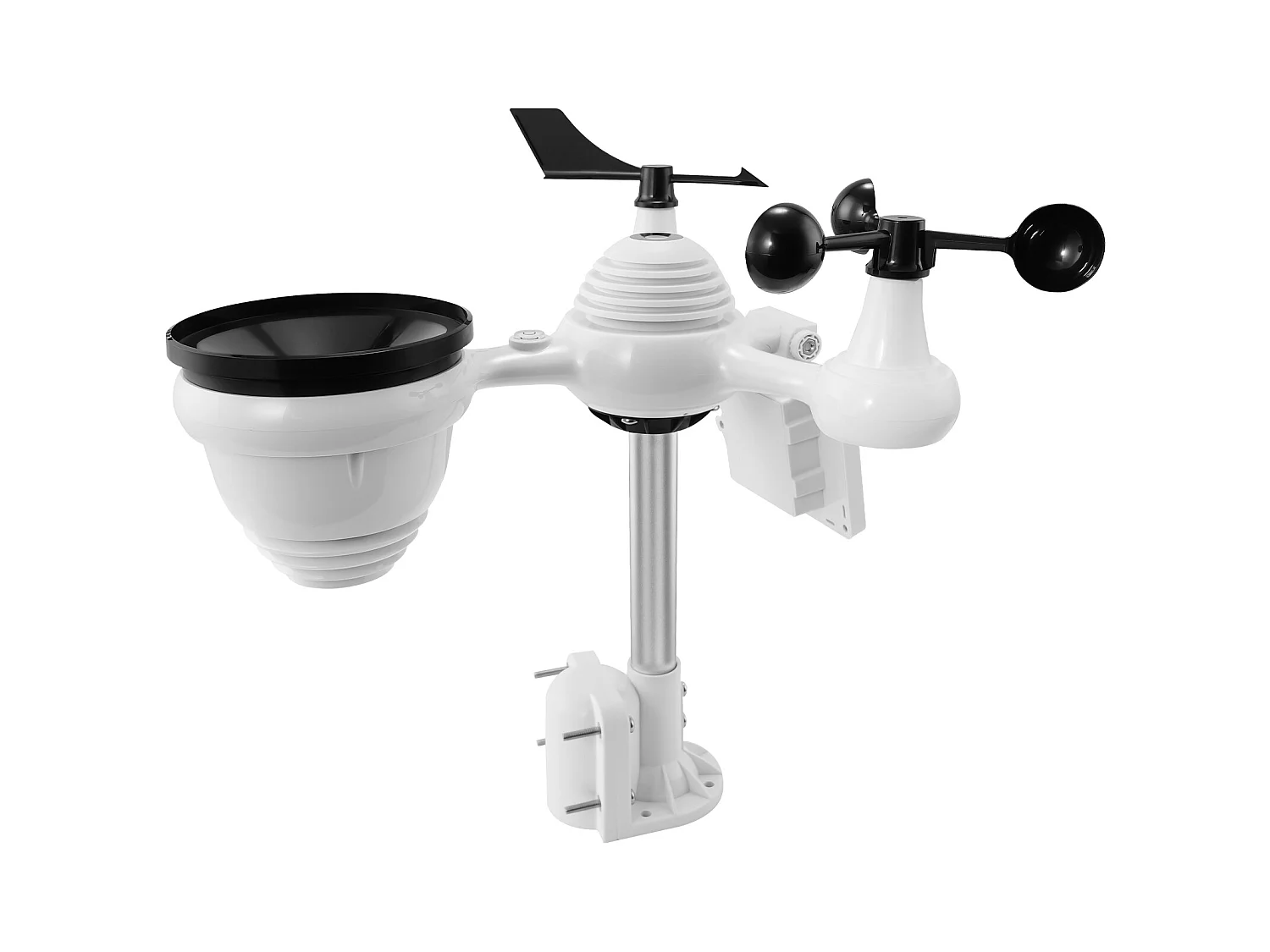 Station Météo Wi-Fi 7 en 1 SucceBuy avec Écran Couleur de 19.05 cm et Capteur Extérieur Sans Fil