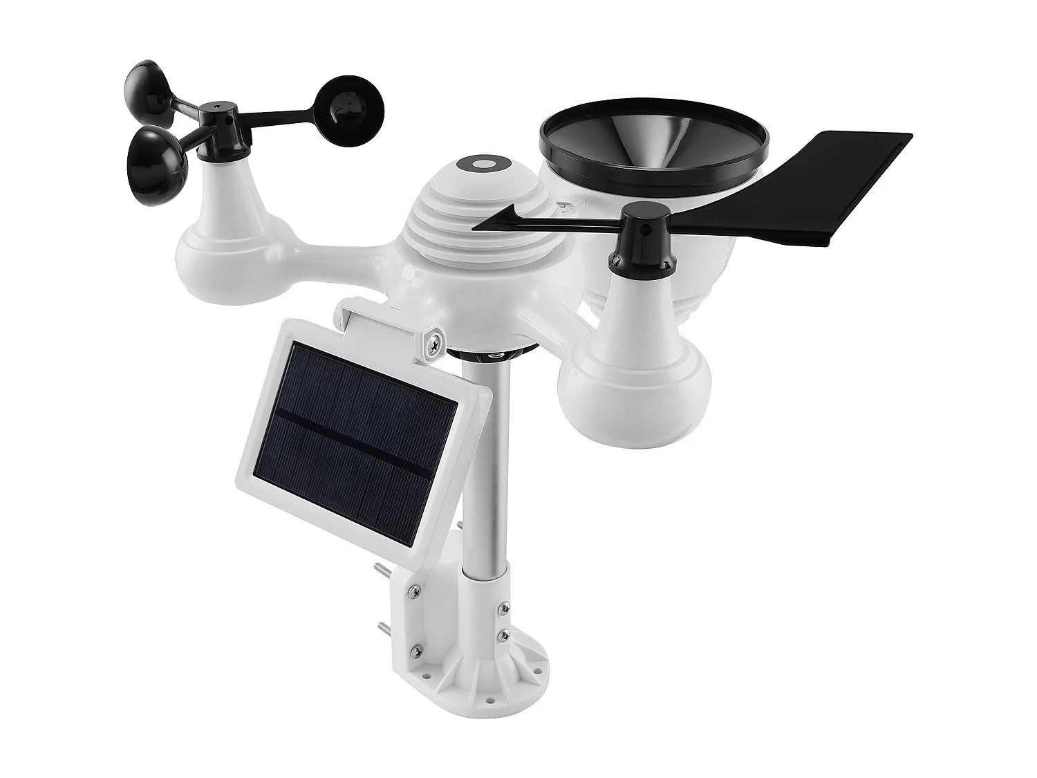 Station Météo Wi-Fi 7 en 1 SucceBuy avec Écran Couleur de 19.05 cm et Capteur Extérieur Sans Fil