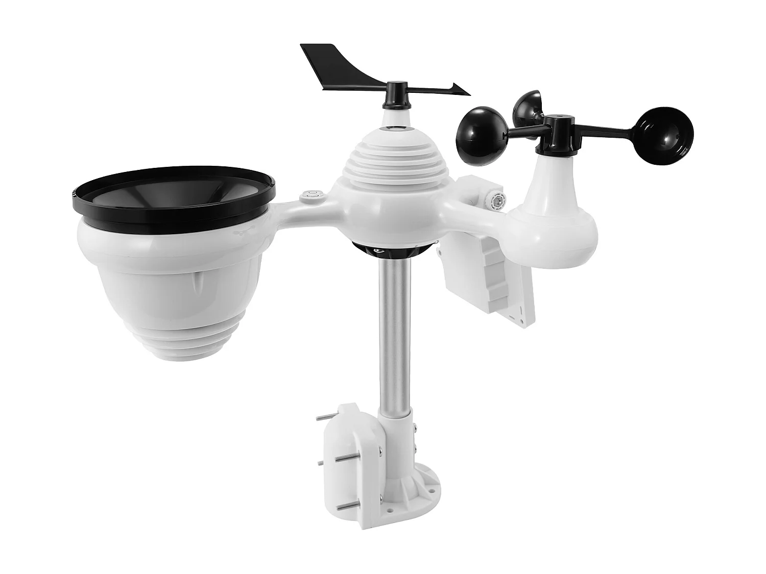 Station Météo Wi-Fi 7 en 1 SucceBuy avec Écran Couleur de 19.05 cm et Capteur Extérieur Sans Fil