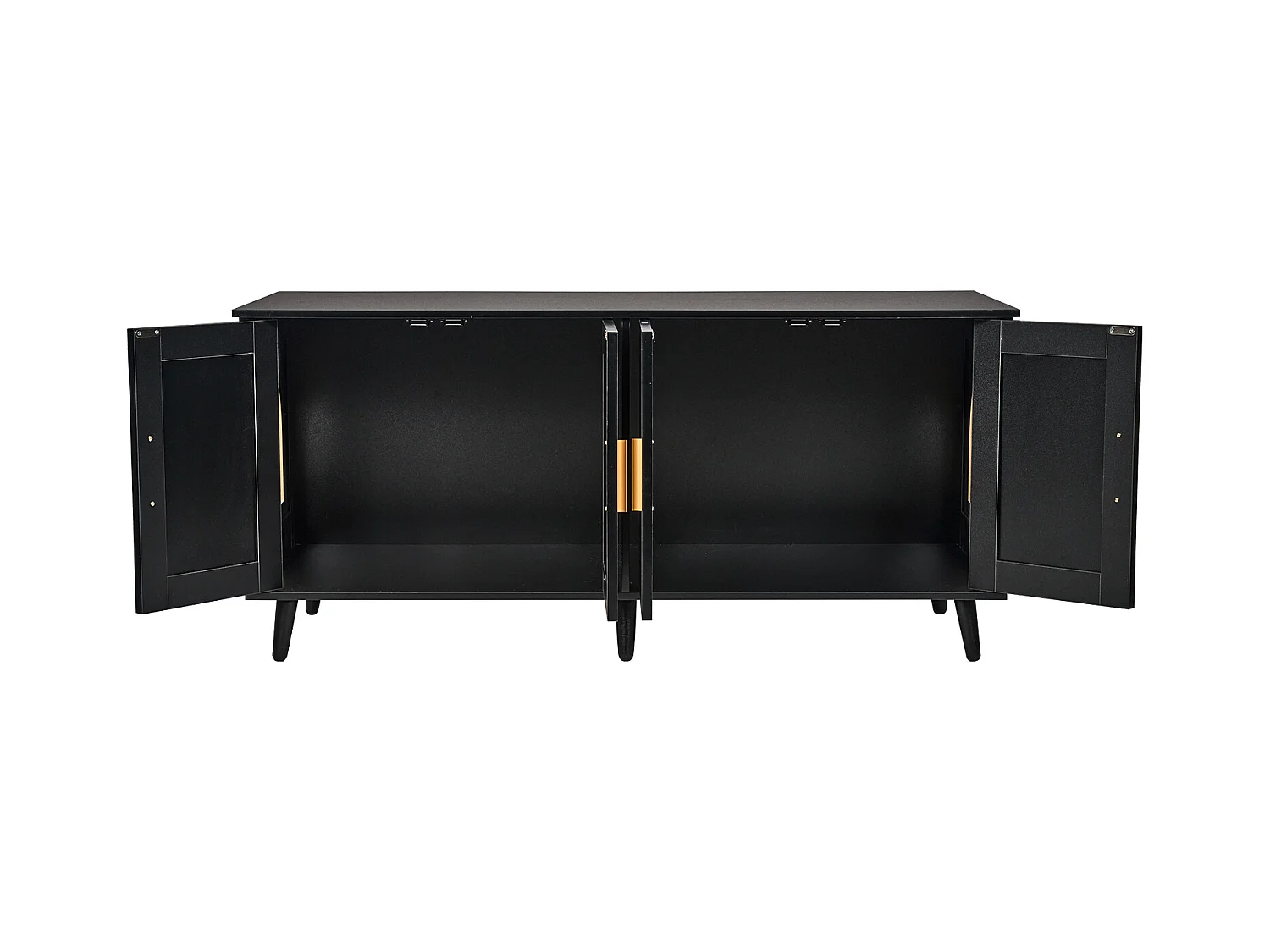 Bac à Litière pour Chat SucceBuy, Meuble Caché en Bois Avec 2 Pièces, Noir