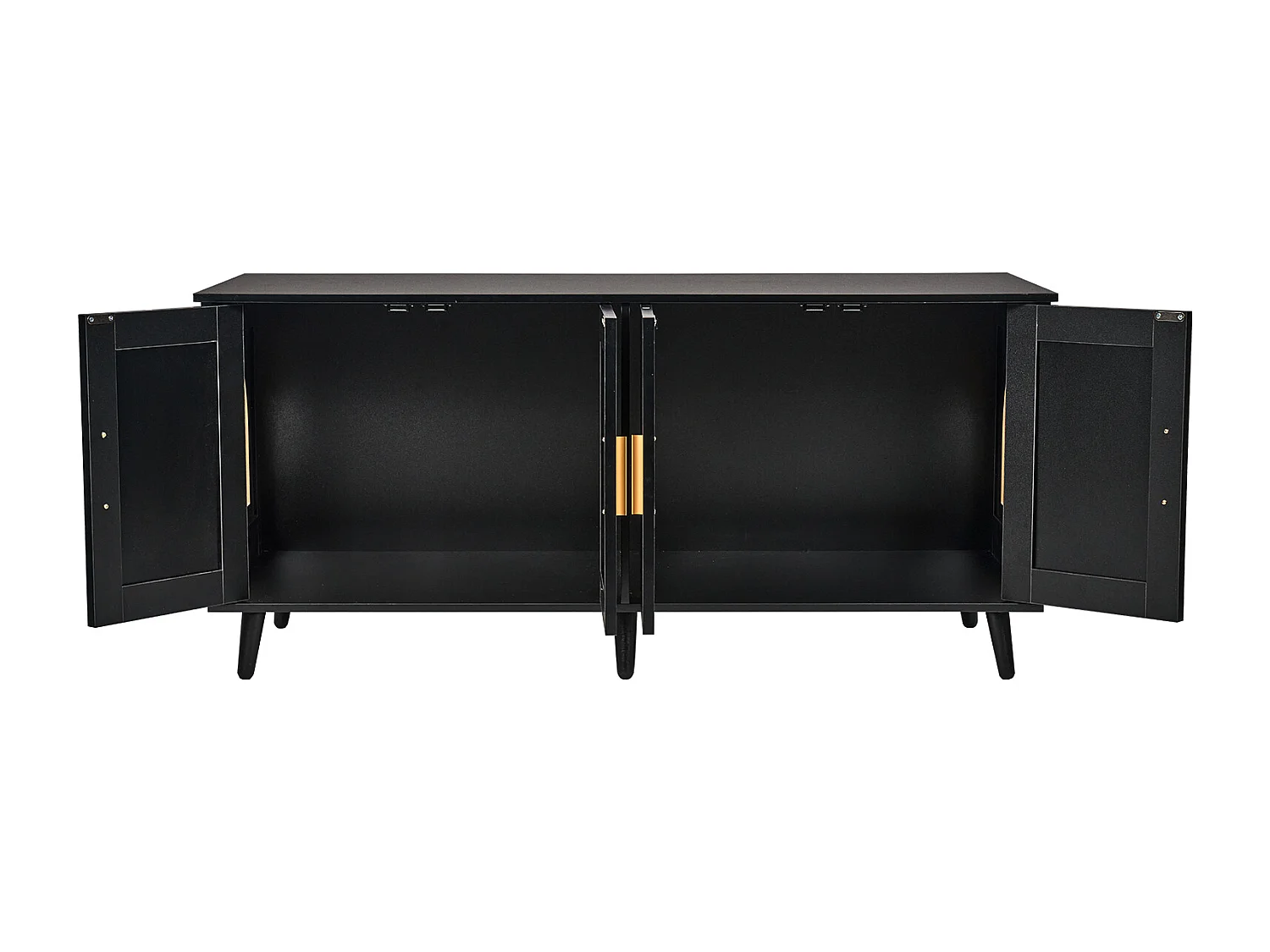 Bac à Litière pour Chat SucceBuy, Meuble Caché en Bois Avec 2 Pièces, Noir