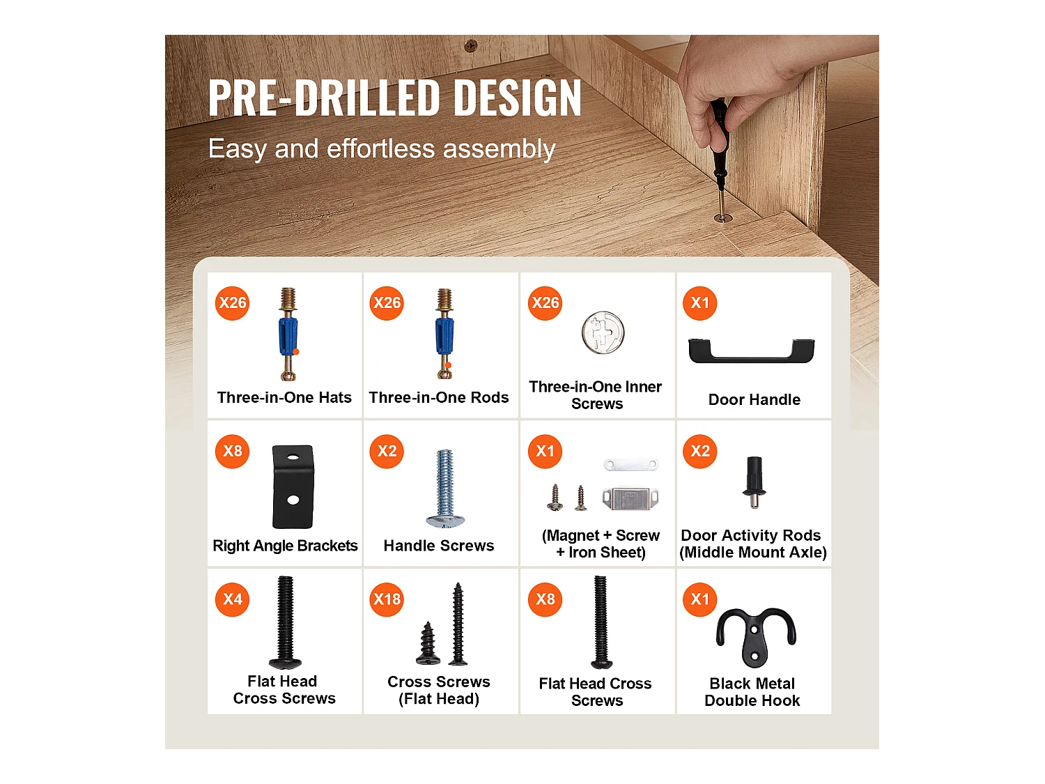 Caixa de Areia, SucceBuy Compartimento para Caixa de Areia para Gatos, Armário Oculto para Caixa de Areia, 2 Prateleiras e 2 Cestos