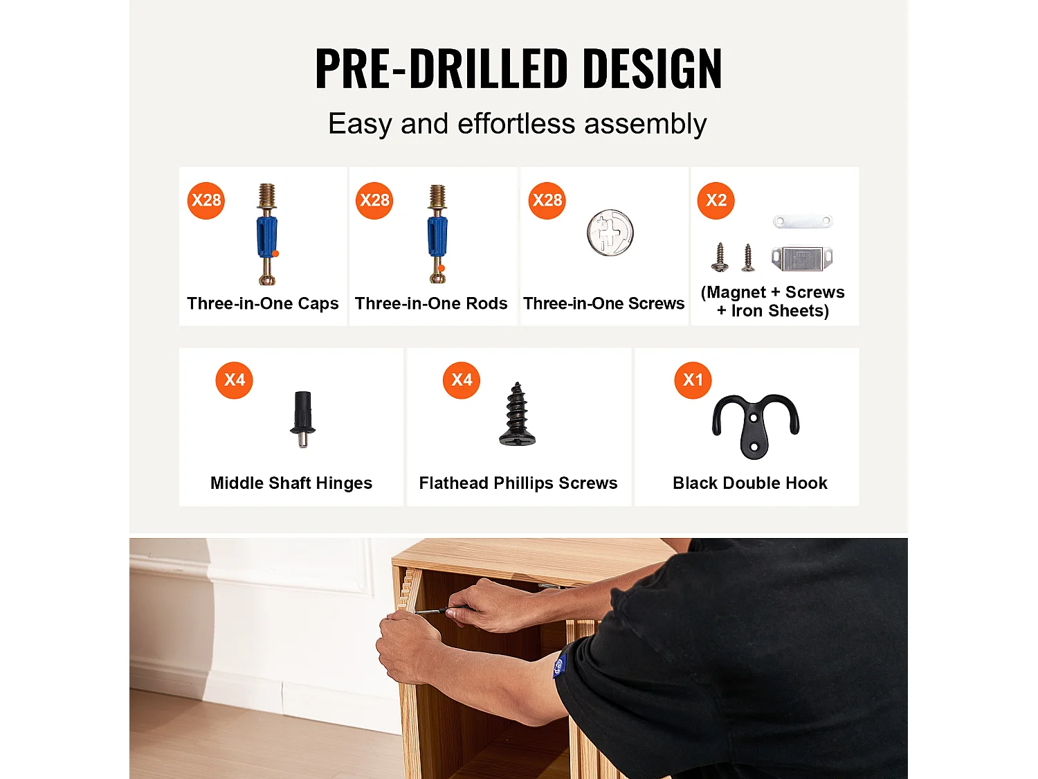 Kattenbak, SucceBuy Kattenbakbehuizing, Verborgen Kattenbakkast 80 cm L x 50.8 cm B x 55.88 cm H