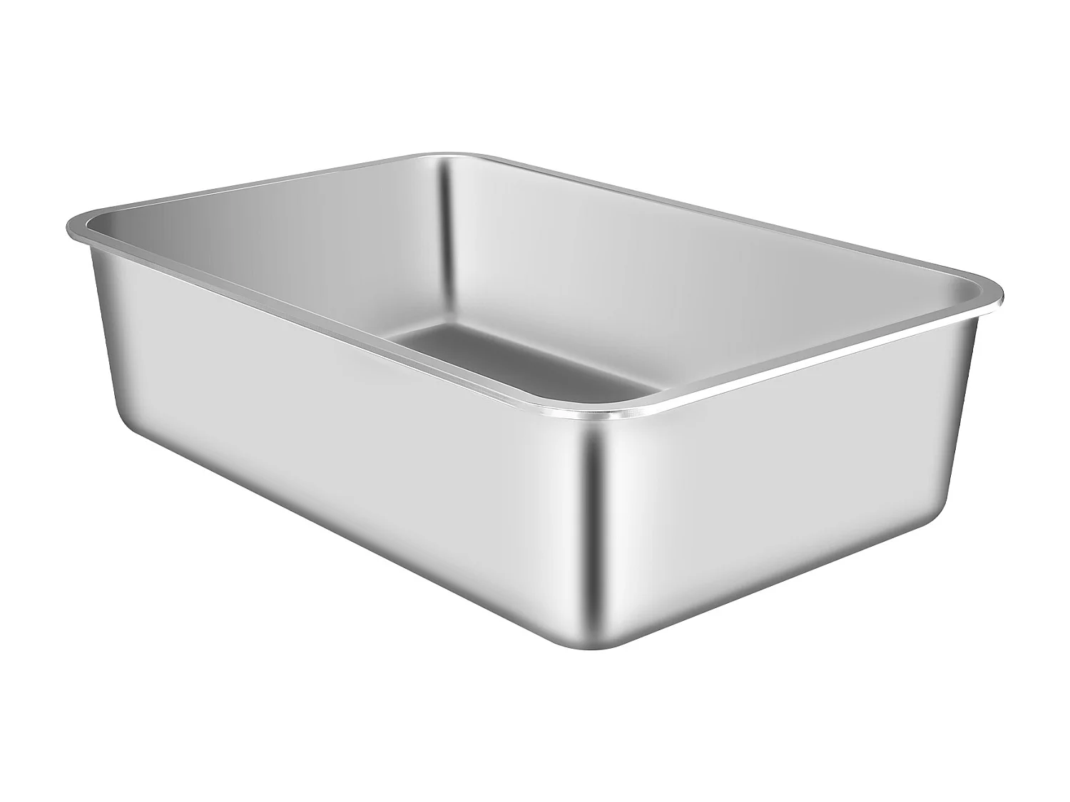 Toilette pour Chat, SucceBuy Bac à Litière pour Chat XL sans Odeur avec Pied Filtrant 15 cm de Profondeur