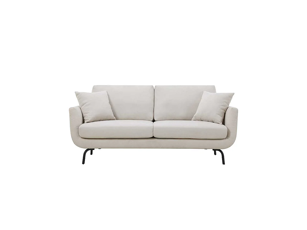 Canapé 3 places en tissu beige KALIX