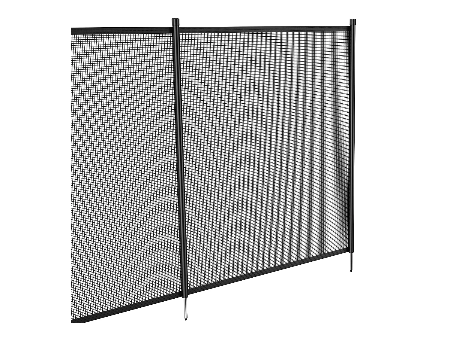 Cerca de Piscina SucceBuy, Cerca Removible de Seguridad Plegable, Barrera de Piscina Excavada, 1,21x3,66 m, 340 g/m², para Protección de Niños y Animales