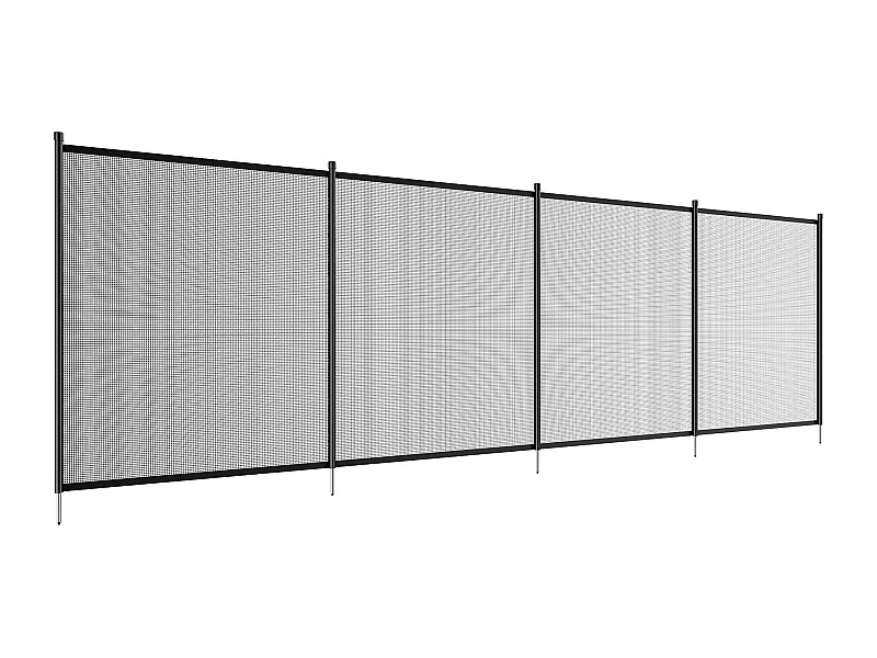 Recinto per Piscina SucceBuy, Recinto Amovibile di Sicurezza Pieghevole, Barriera per Piscina Bagnata, 1,21x3,66 m, 340 g/m², per Protezione di Bambini e Animali