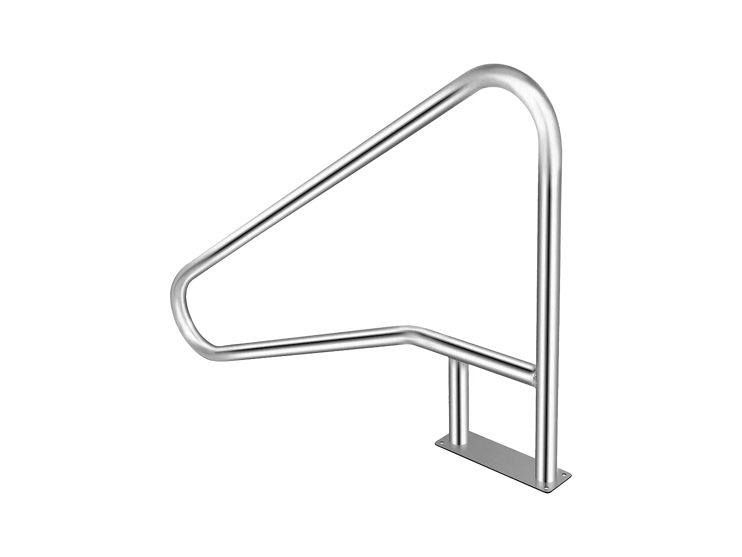 Rampe de Piscine SucceBuy Pool Rail 54x36" Balustrade de Piscine en Acier Inoxydable avec Couvercle à Poignée