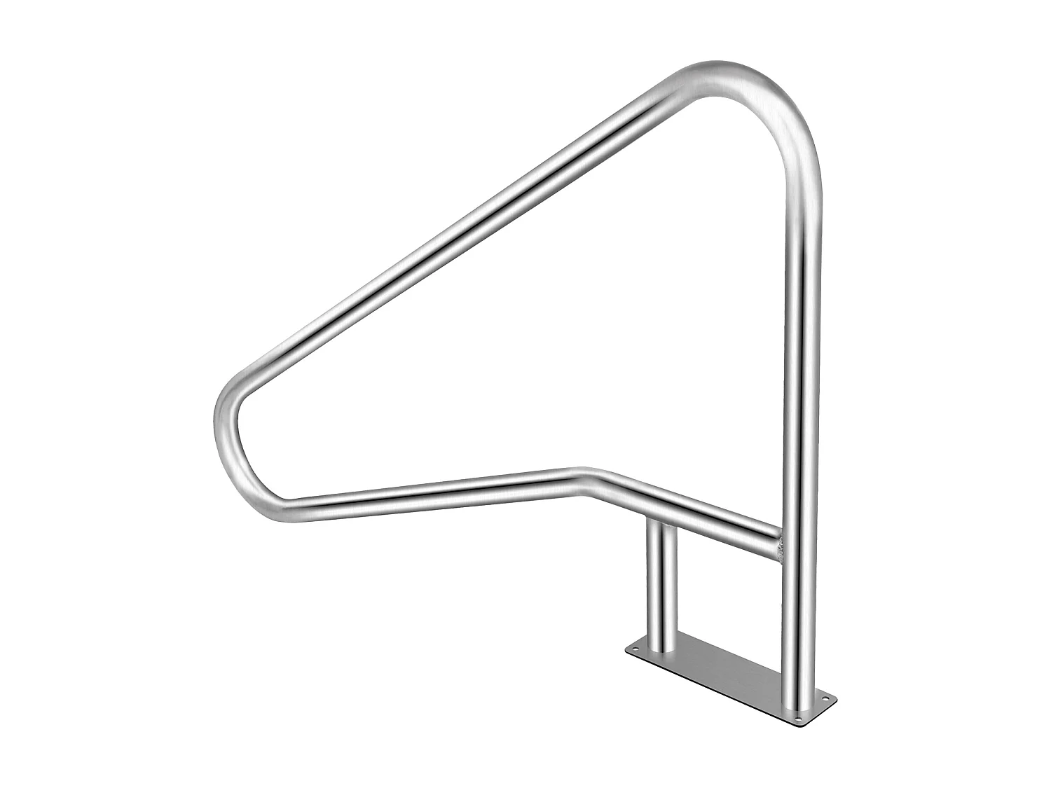 Rampe de Piscine SucceBuy Pool Rail 54x36" Balustrade de Piscine en Acier Inoxydable avec Couvercle à Poignée